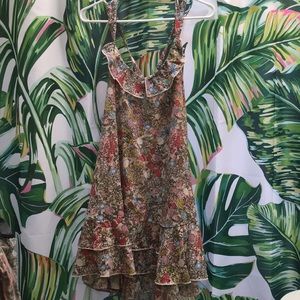 Umgee Floral Swing Dress // Size Large